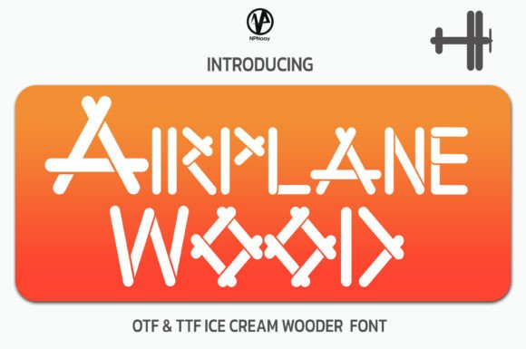 Airplane Wood Font: A Playful Display Typeface for Scroll-Stopping Campaigns