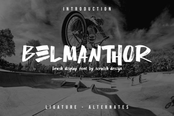 Belmanthor: A Bold Display Font for Urban Brand Impact