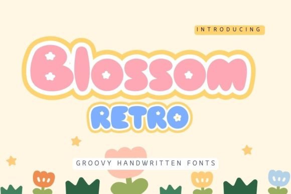 Blossom Retro: A Cute Retro Serif Font for Brand Charm