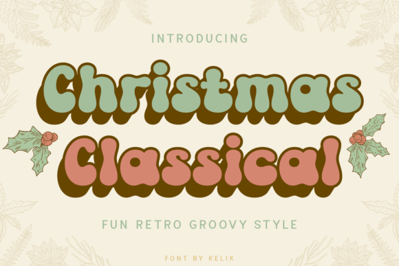 Christmas Classical: A Display Font That Brings Holiday Warmth to Web Design