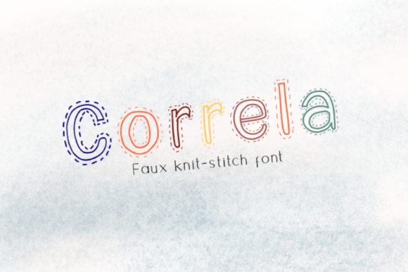 Correla: A Playful Display Font for Handmade Brands