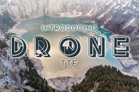 Drone: A Bold Display Typeface for Digital Branding