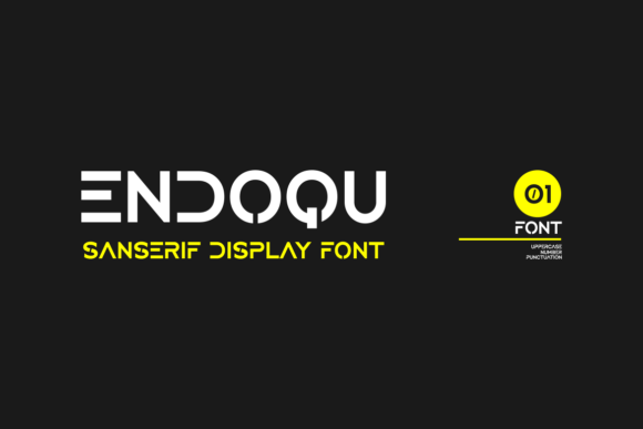 Endoqu: A Clean, Confident Display Font for Makers