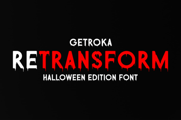Getroka Retransform: A Bold Display Font That Makes Handmade Products Shine