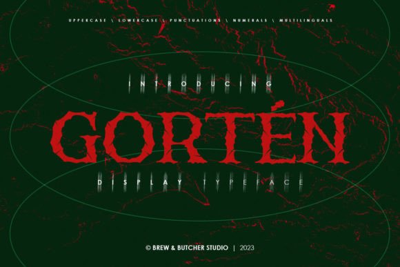 Gorten: A Distinctive Display Font for Editorial Impact