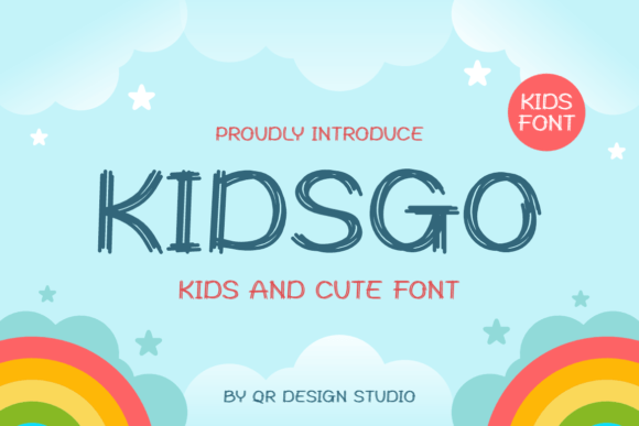 Kidsgo: A Display Font That Feels Like a Warm Welcome