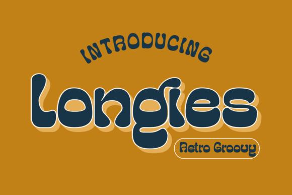 Longies: A Retro Groovy Display Font for Modern Web Design