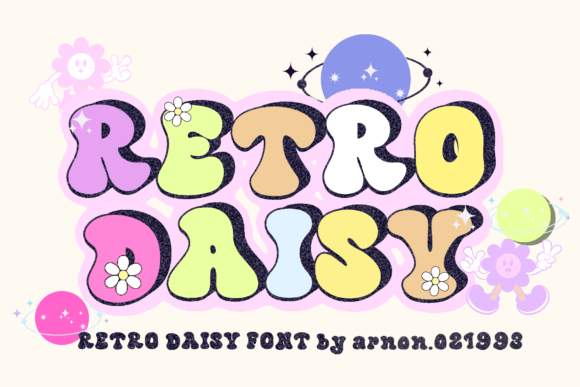 Retro Daisy: A Playful Display Font That Delivers Joy