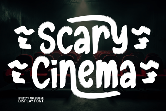 Scary Cinema: A Playful Display Font for Handmade Charm