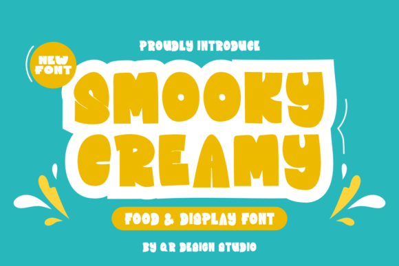 Smooky Creamy: A Friendly Display Font for Small Business Branding