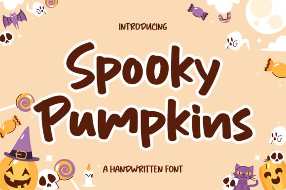 Spooky Pumpkins: A Display Font for Halloween Editorial Design
