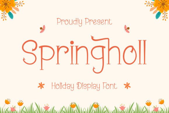 Springholl: A Joyful Display Font for Digital Branding