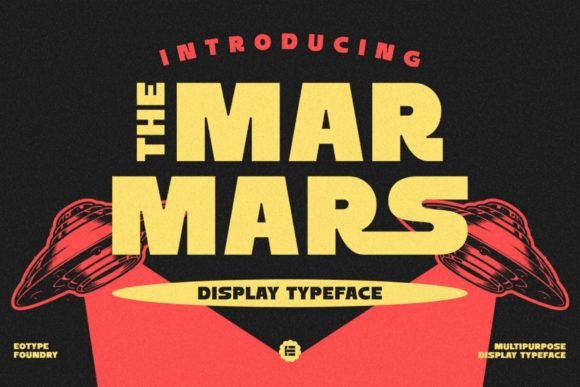 The Marmars: A Playful, Bold Display Typeface for Small Business Branding