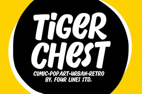 Tiger Chest: A Bold Display Font for Editorial Impact