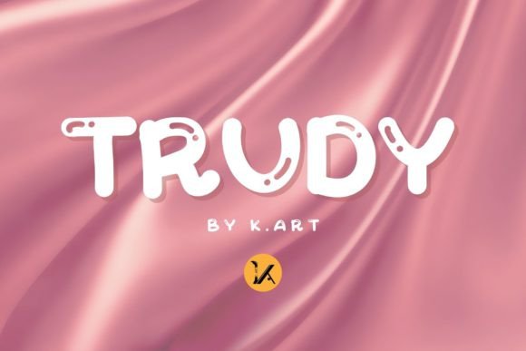 Trudy: A Display Font That Feels Like a Smile