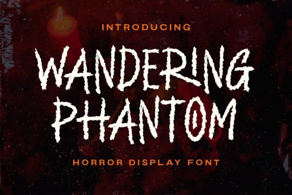 Wandering Phantom: A Display Font That Gives Your Handmade Goods Gravitas