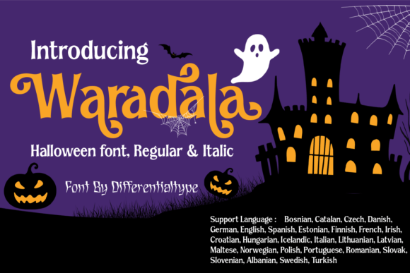 Waradala: A Spooky Display Font That Builds Brand Recognition