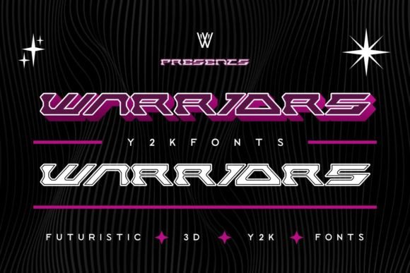 Warriors Font: A Cyberpunk Display Typeface for Scroll-Stopping Campaigns