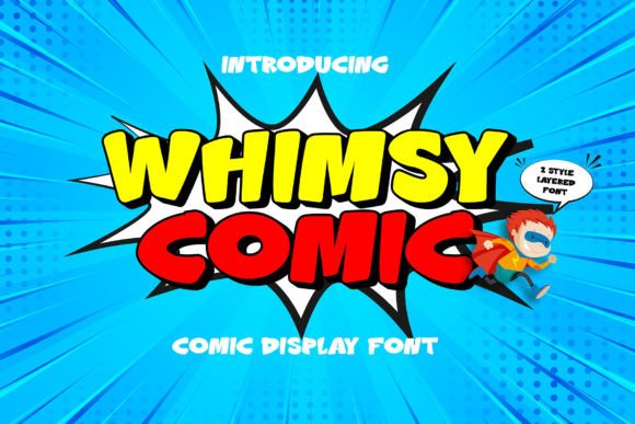 Whimsy Comic: A Playful Display Font for Handmade Brands
