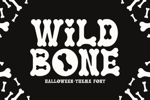 Wild Bone: A Spooky-Perfect Display Font for Halloween Branding