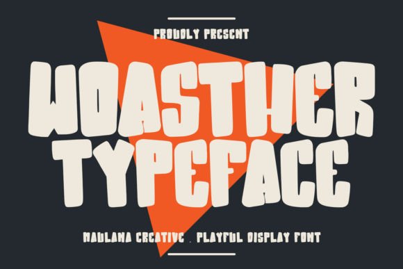Woasther: A Display Font That Feels Like Sunshine on Paper